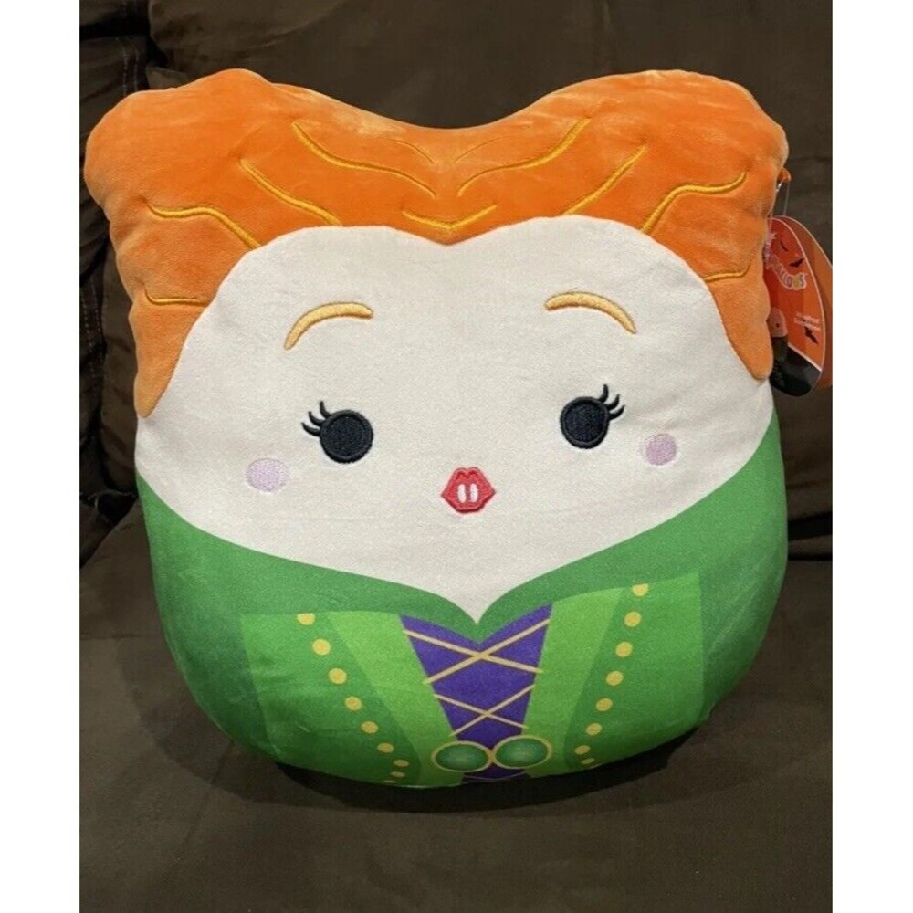 Squishmallows Hocus Pocus Plush 12” Sanderson Sisters Winifred Halloween Disney